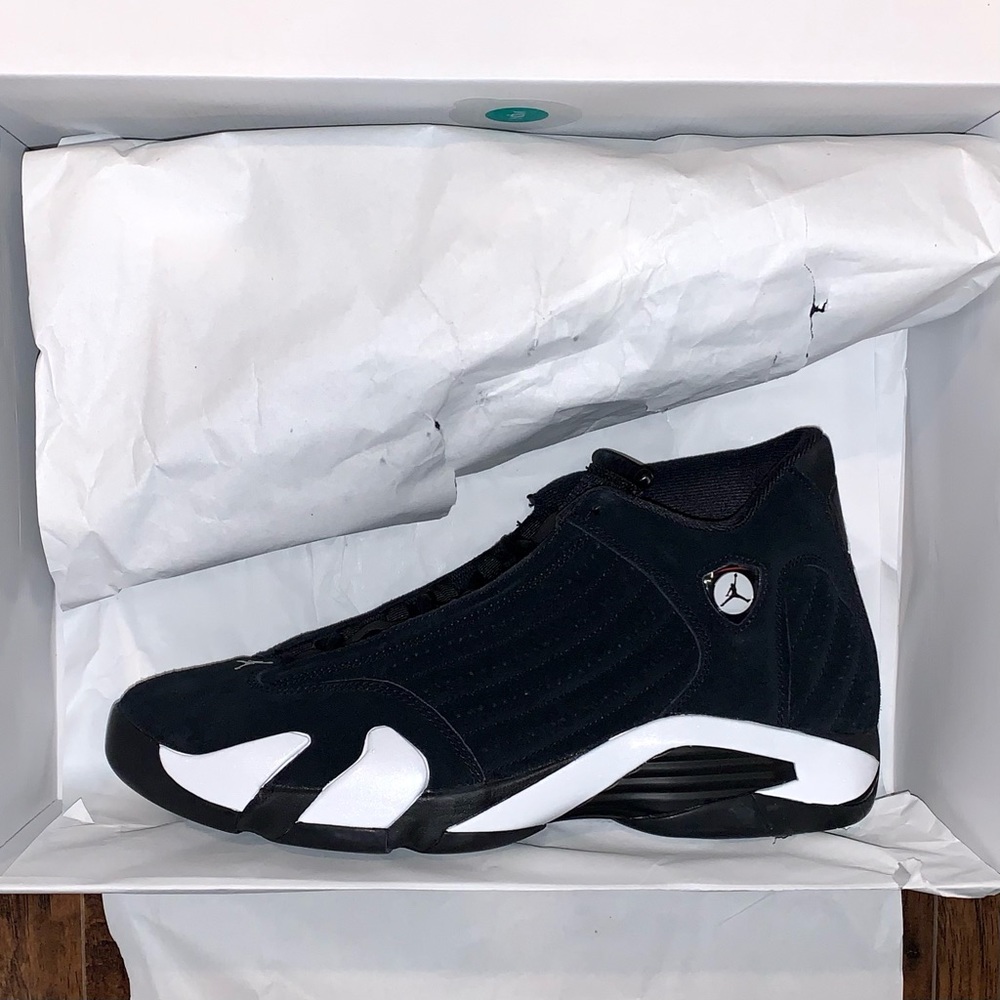 Brand New Jordan 14 Retro “Black White”